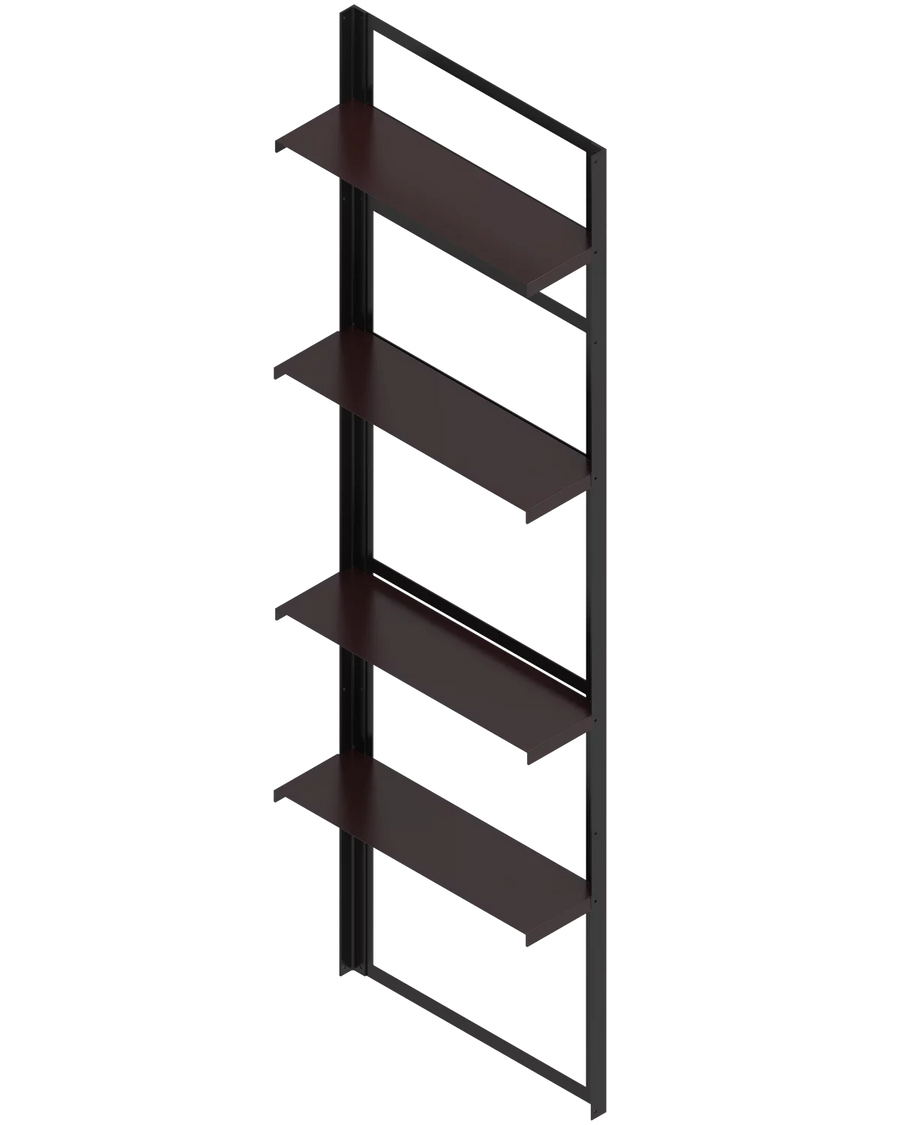 Standard wall shelf - Black / Pink